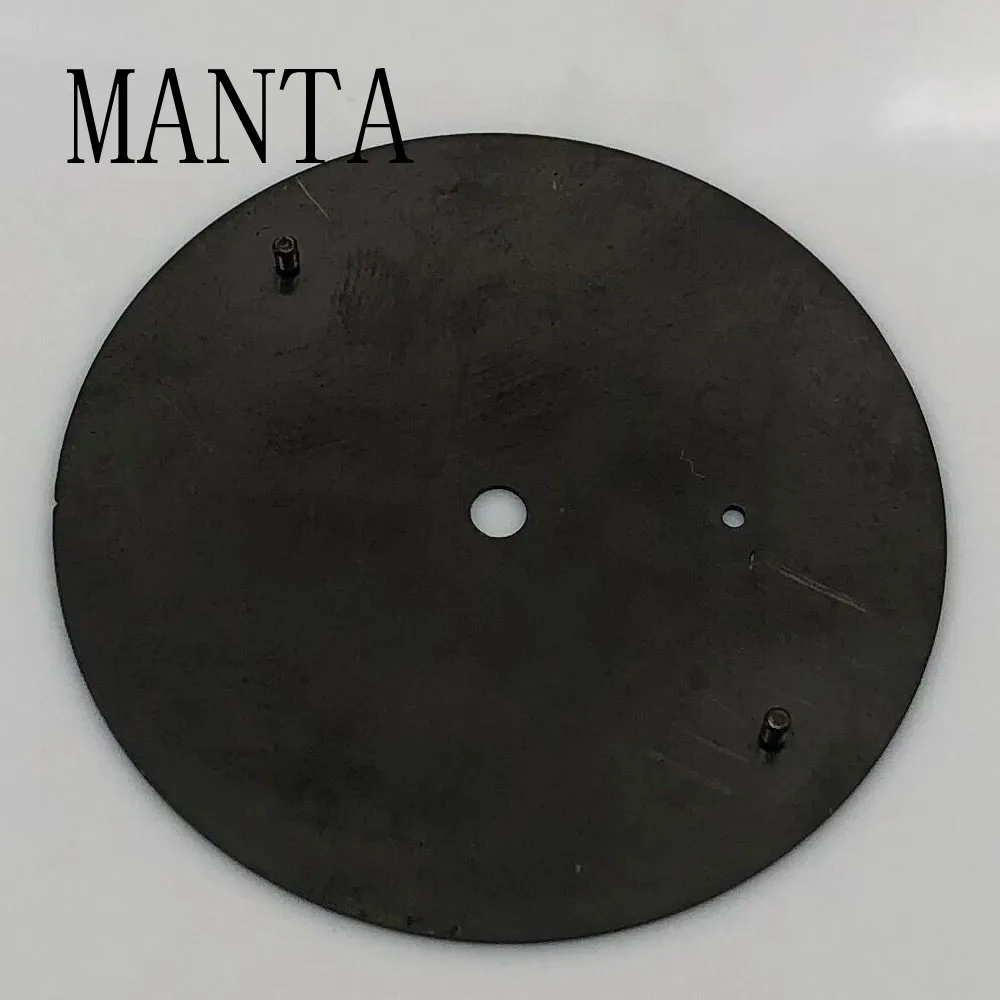 MANTA 38.9mm Sterile Black Gray Dial Green Luminous Fit ETA6497 Seagull ST3600 Movement Watch Parts