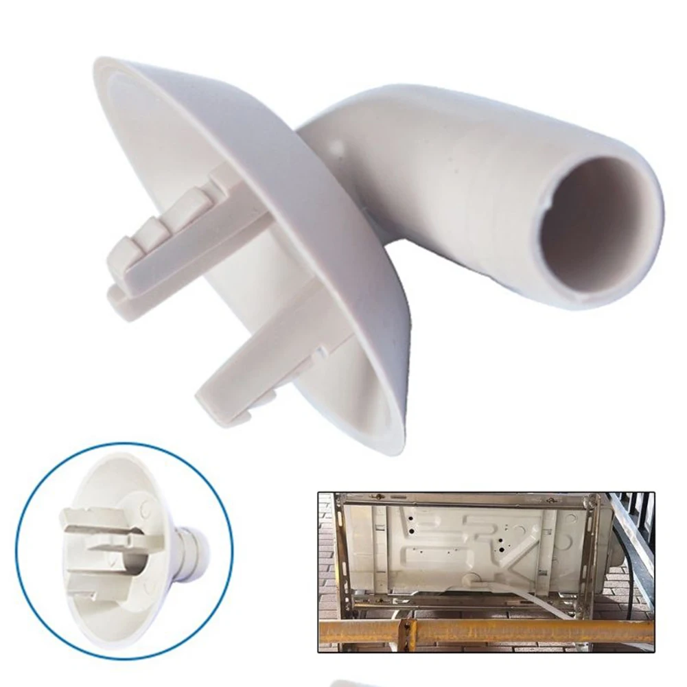 Codo de conector de manguera de drenaje de CA de 26 mm con construcción ABS premium para mayoridad para unidades externas de aire acondicionado
