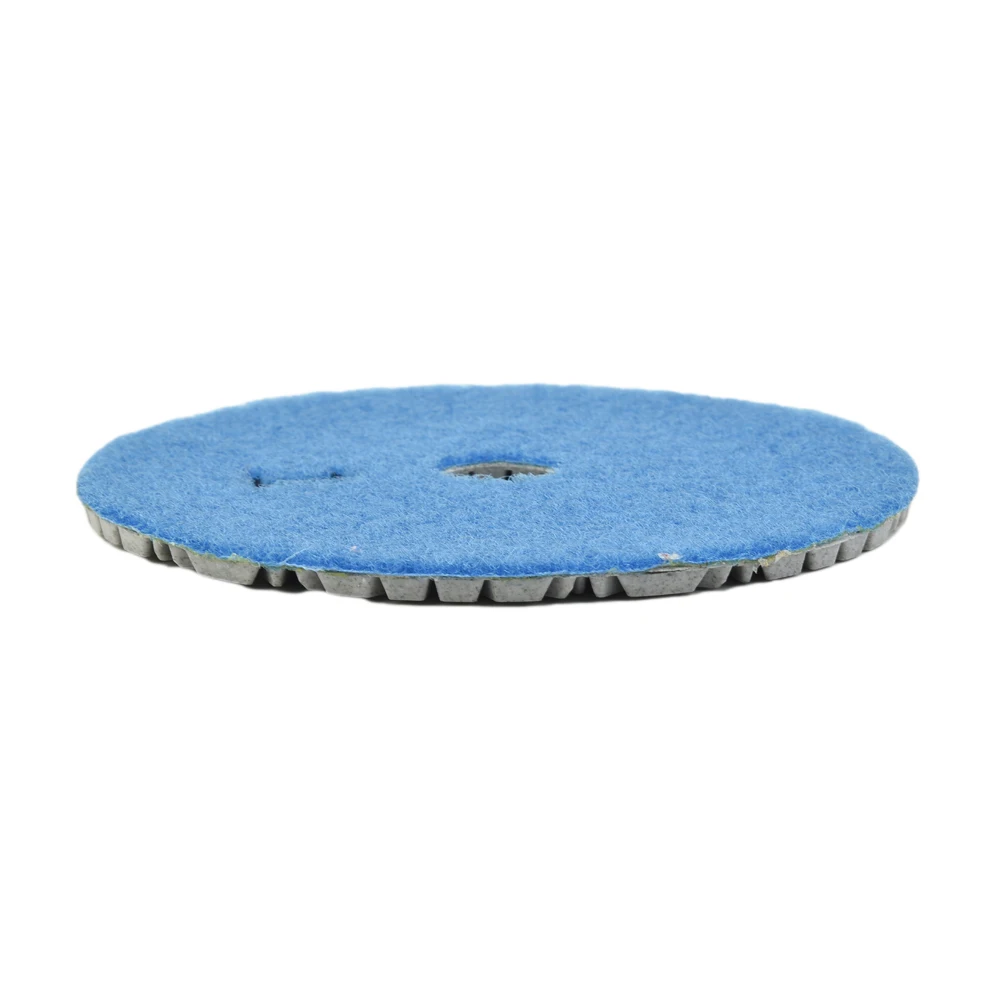 

1PC 100mm Dry/wet Diamond 3 Step Polishing Pads Granite Polishing Tool 1/2/3# Nylon Back Velvet Sand Pad Stickable Polishing Pad