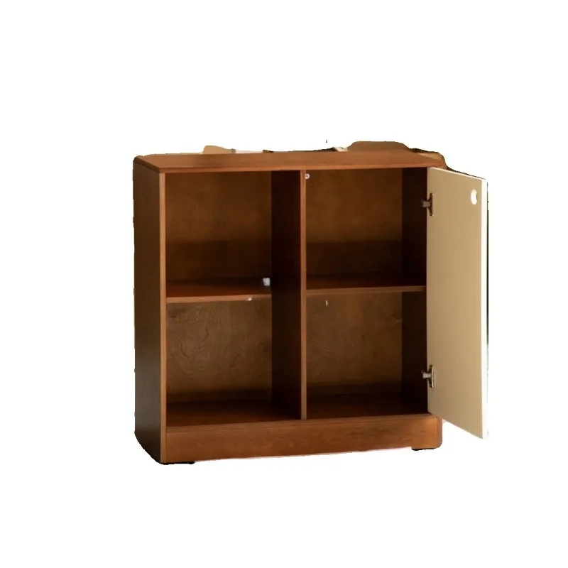 

Nordic ins wind module cabinet Middle ancient birch ocean board cabinet Combination TV cabinet Living room storage display bookc