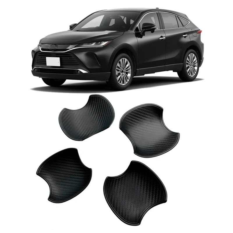 For Toyota Harrier Venza XU80 2020 2021 Door Handle Bowl Cover Cup Cavity Trim Insert Catch Molding Garnish