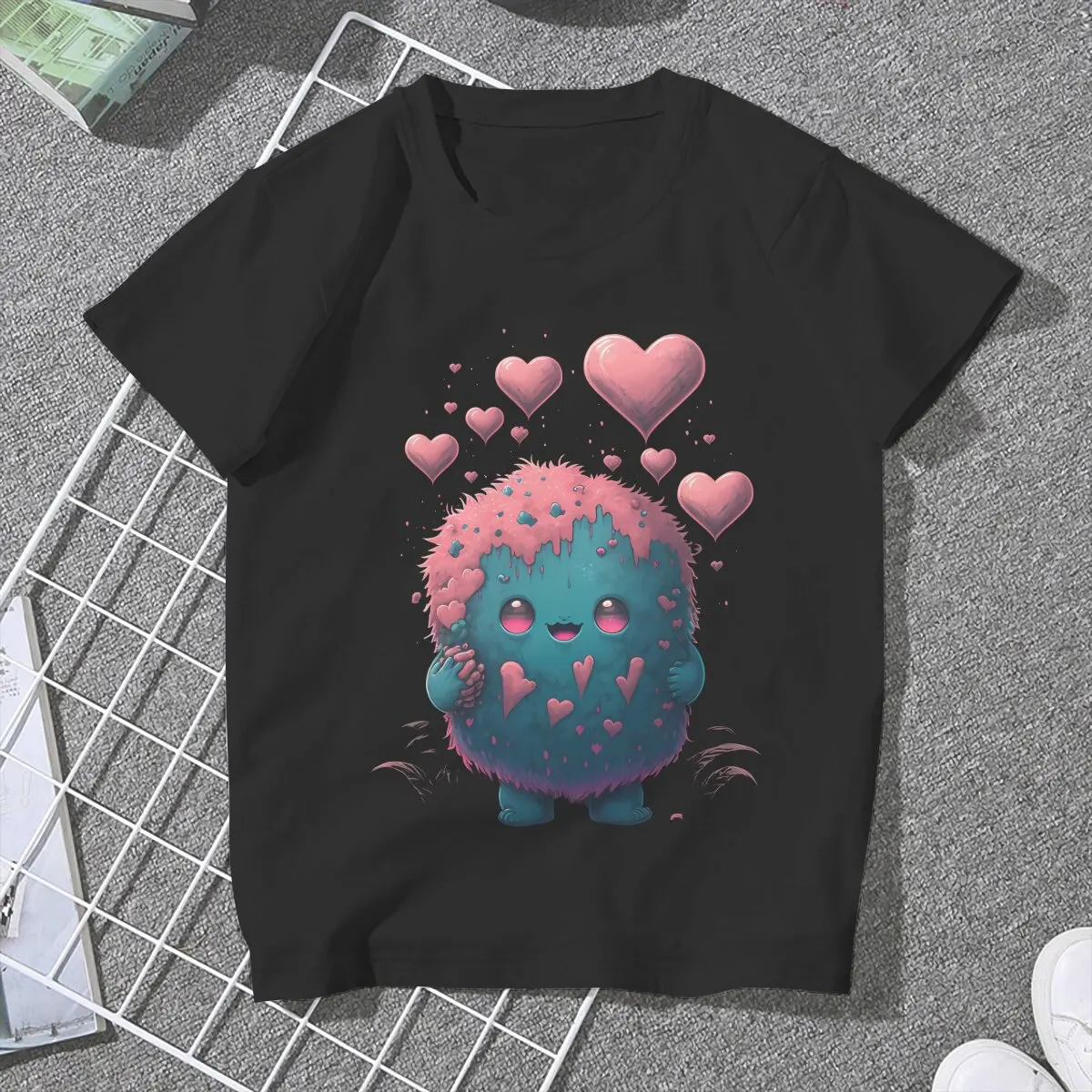 Game My Singing Monsters Cute Happy Valentine Heart Tshirt Graphic Women Tops Vintage Homme Fibre Harajuku Polyester T Shirt