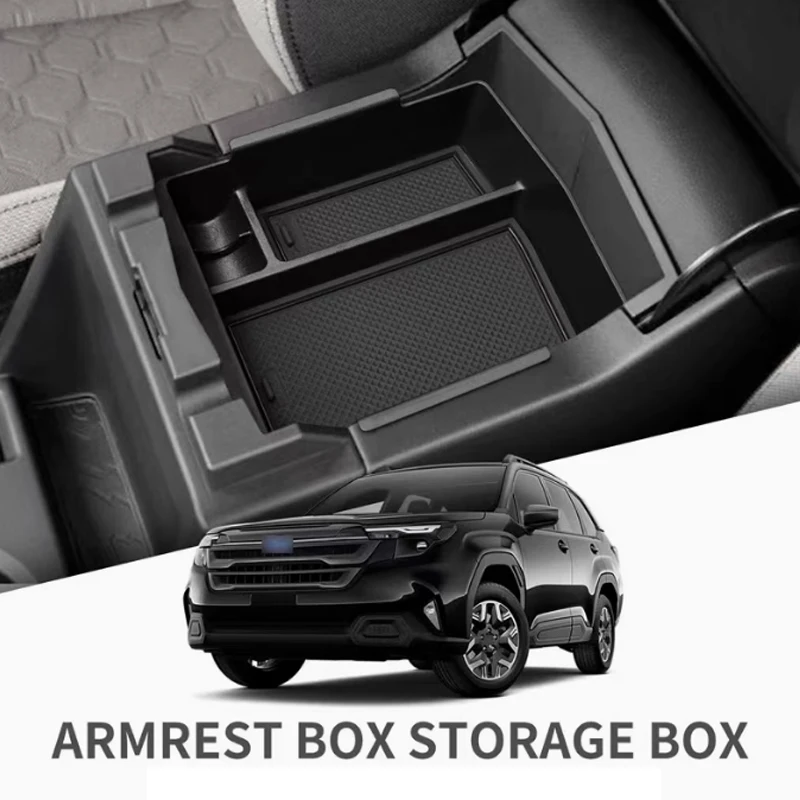 

For Subaru Forester 2025 Armrest Box Storage Box Waterproof Dustproof Car Accessories