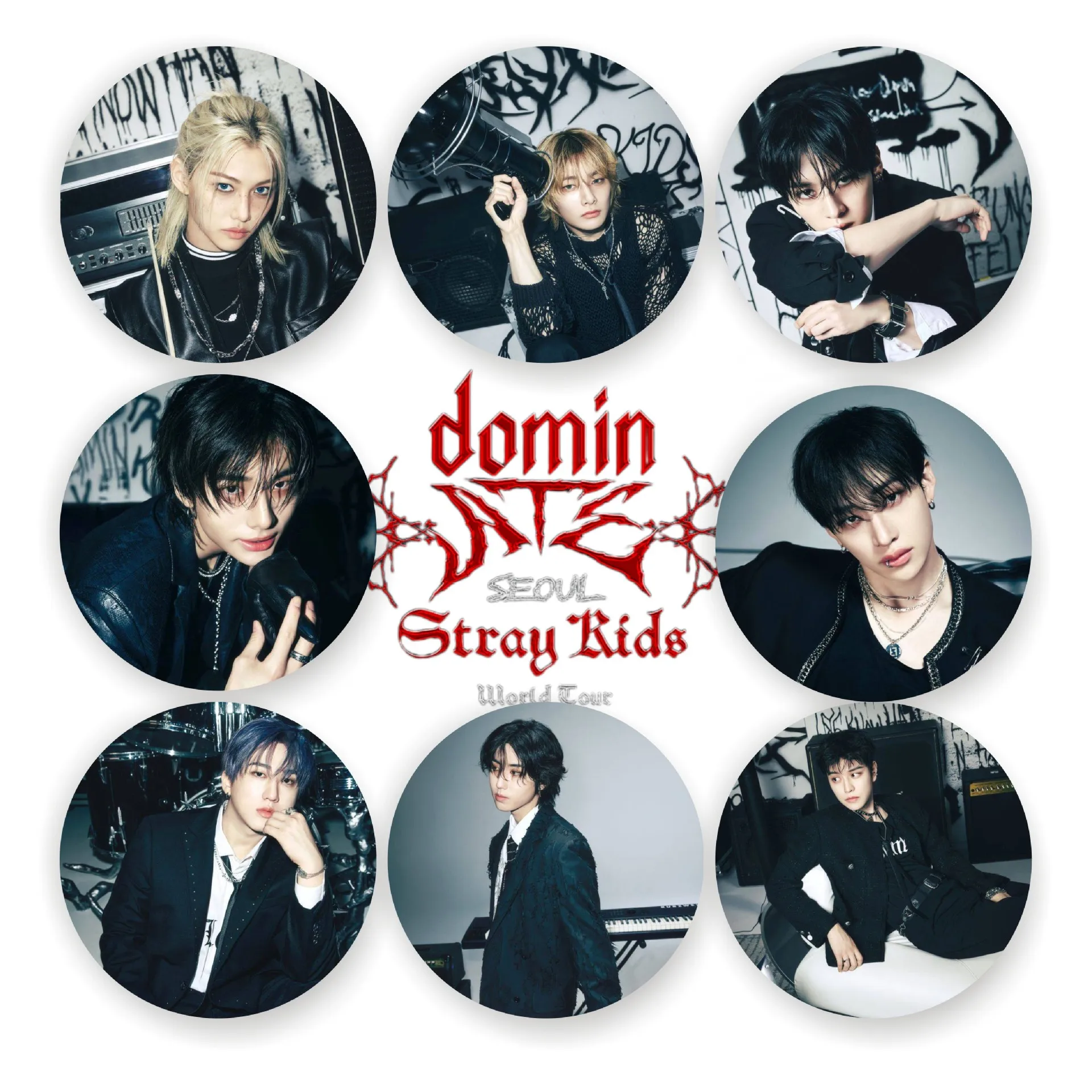 

SKZOO 58mm circular badge Stray kids Felix peripheral badge brooch backpack clothing decoration fan gift