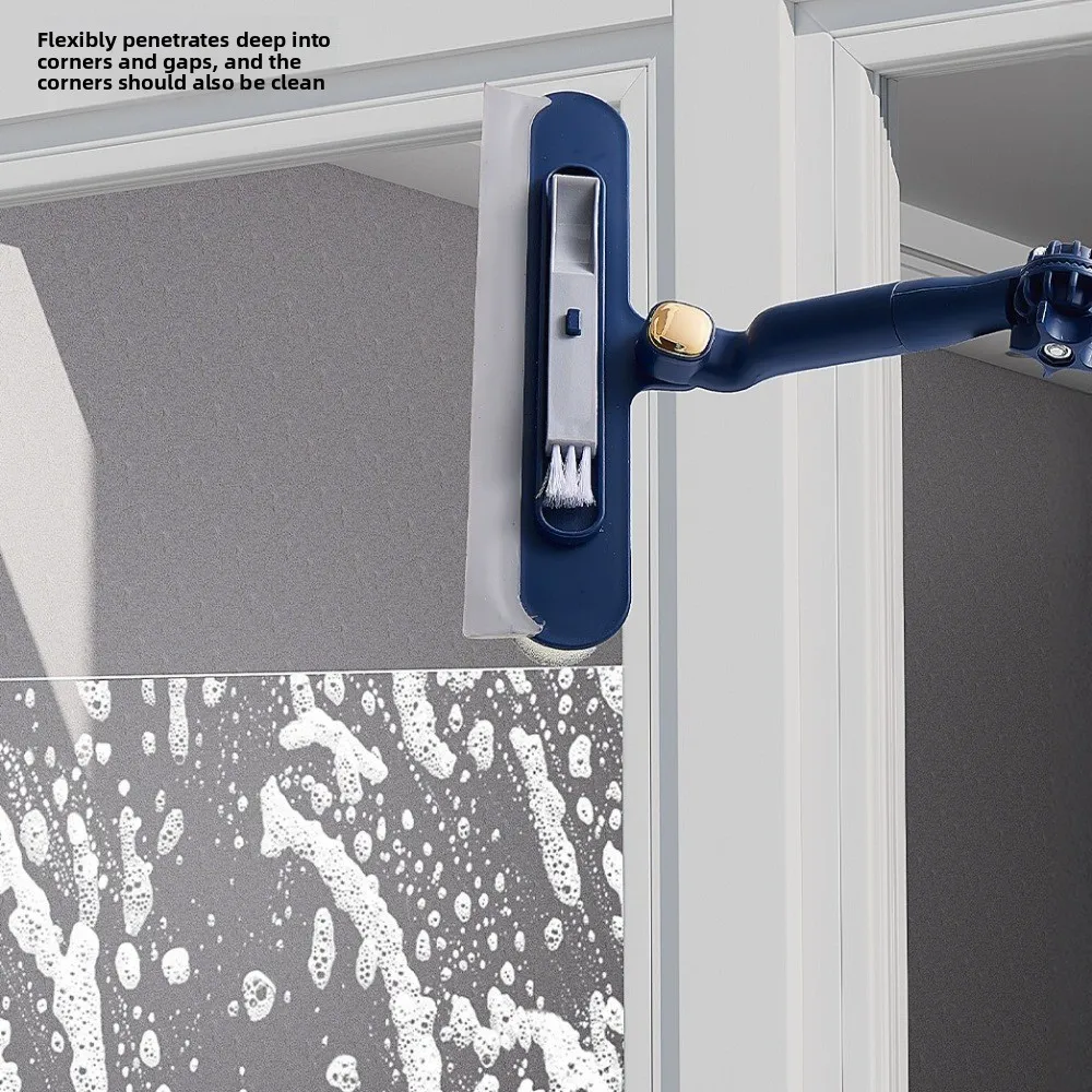 

Портативный регулируемый артефакт для чистки стекла, экономичный дизайн, эффективный масштабируемый очиститель, пластиковая швабра для окон, бытовая уборка