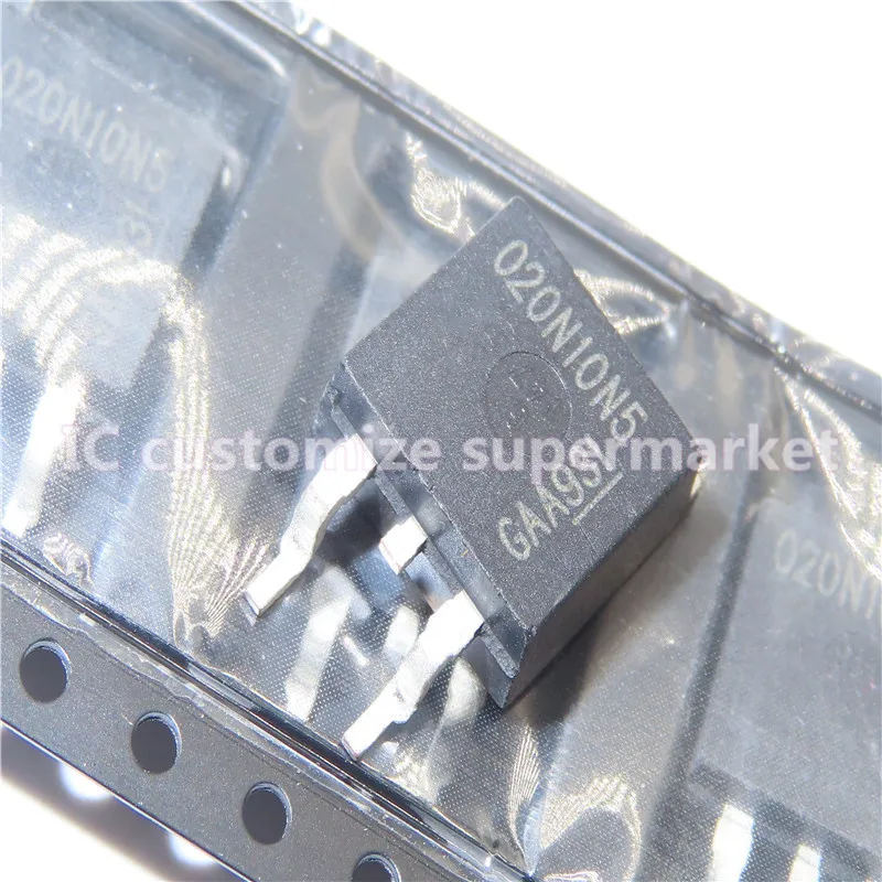 10PCS/LOT 020N10N5 IPB020N10N5   TO-263 100V 120A SMD Triode