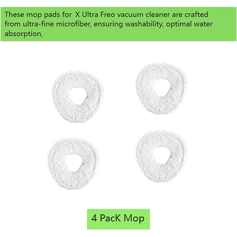 

ABLL-для Narwal Freo X Ultra Z Ultra запасные части, робот-пылесос, основная боковая щетка, фильтр Hepa, подушечки для швабры, мешки для пыли