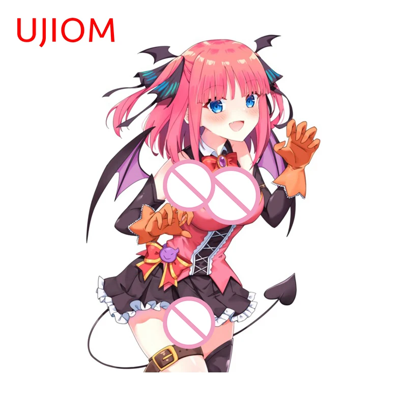 UJIOM Nakano Miku Demon girl Wall Sticker window trunk casa personality luminous desk deko Vinyl Decal home decorartion items