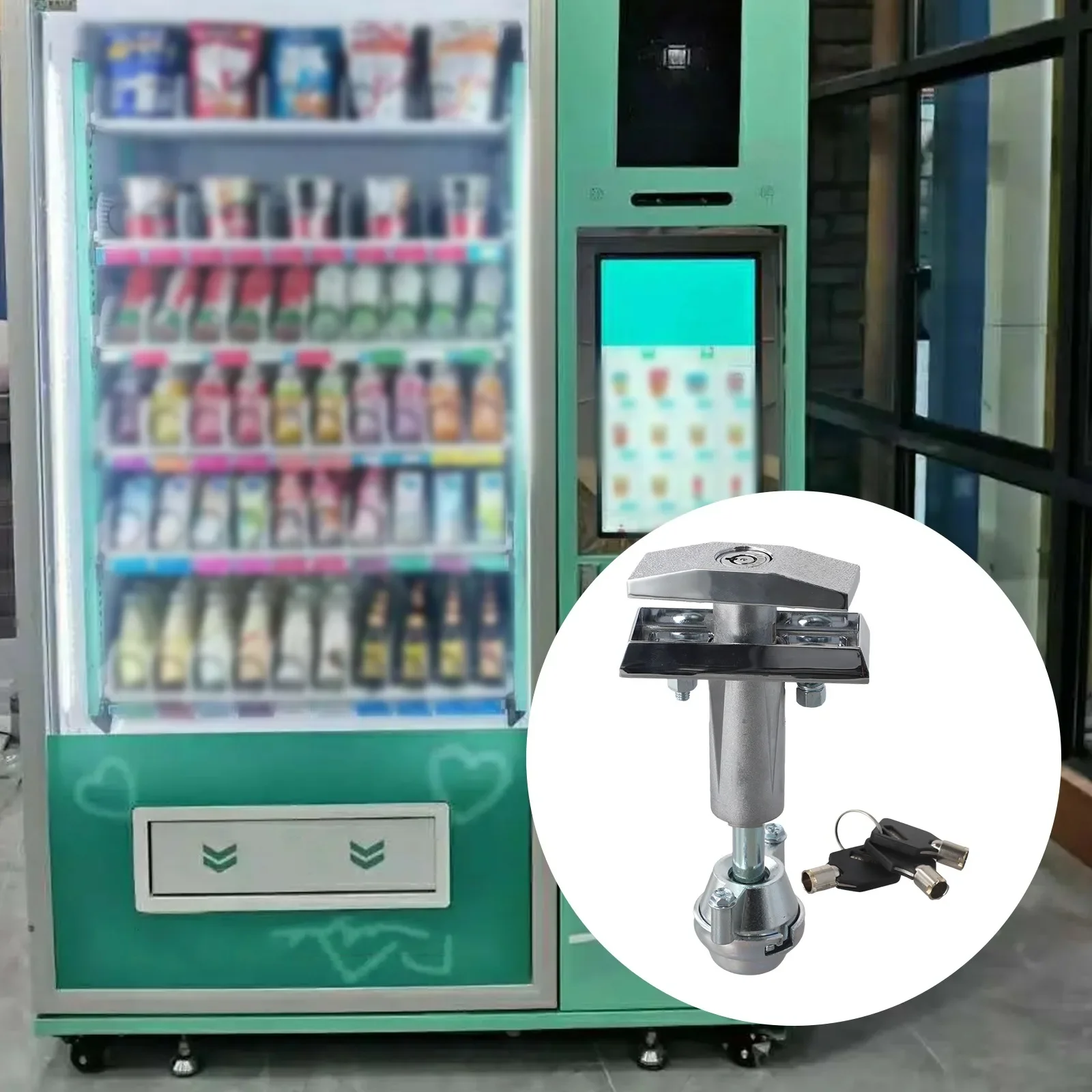 Anti-Theft Lock Zinc Alloy T-Lock Mounting Hardware Included Tamper Resistant Design Anti-theft Screws For Locks