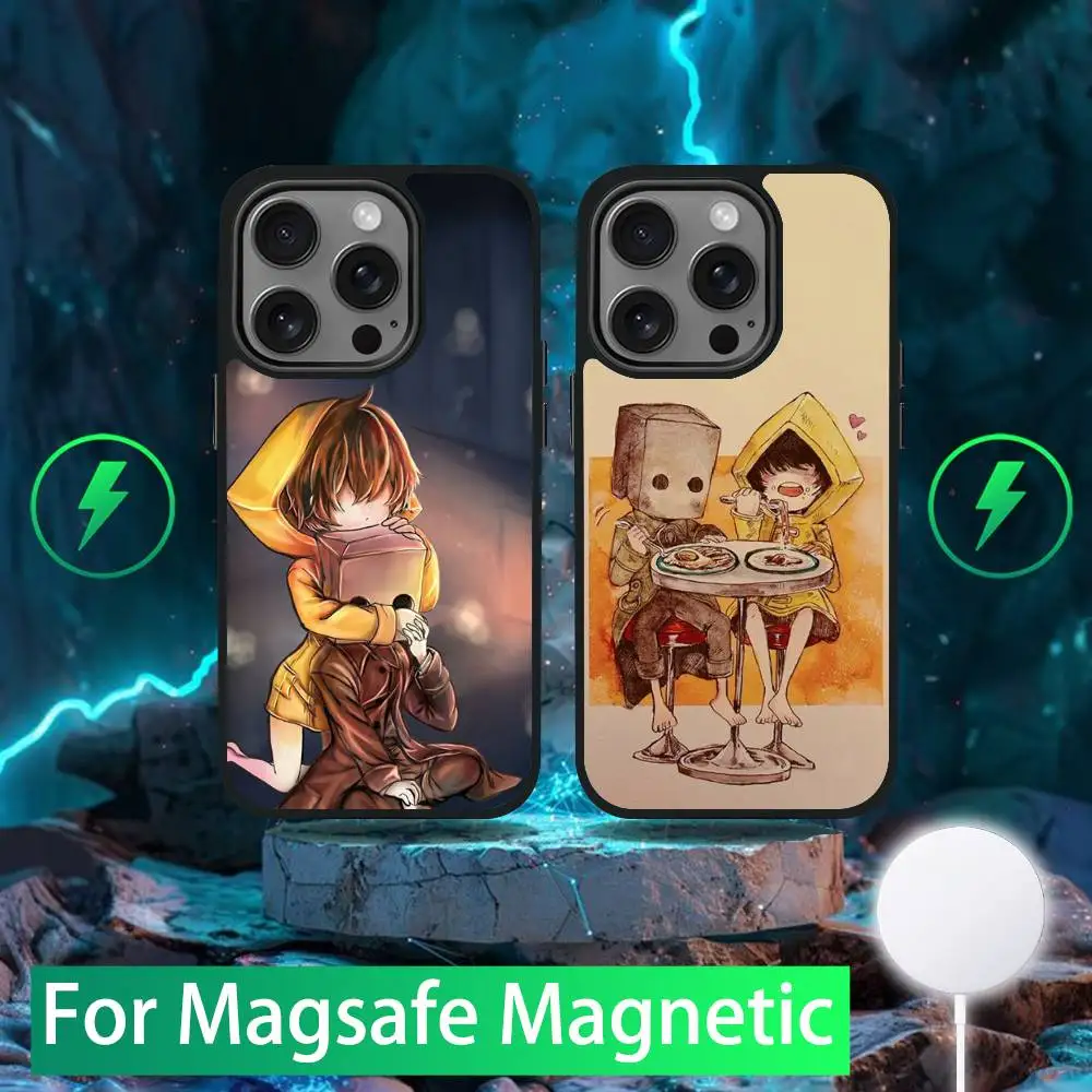 

Game Little Nightmares Phone Case For iPhone 16,15,14,13,12,11,Pro,Max,Plus,Mini,SE New Magsafe Magnetic Wireless Charging
