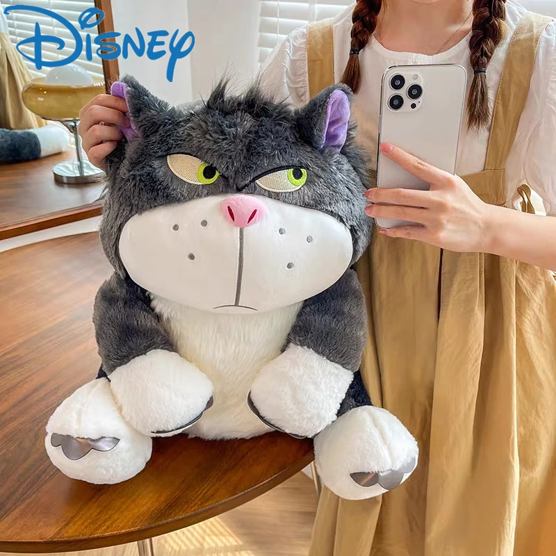 Hot Disney 30-60cm Lucifer Plush Toy Kawaii Stuffed Animal Plush Toys Japan Figaro Cinderella'S Cat Girl Kids Birthday Xmas Gift