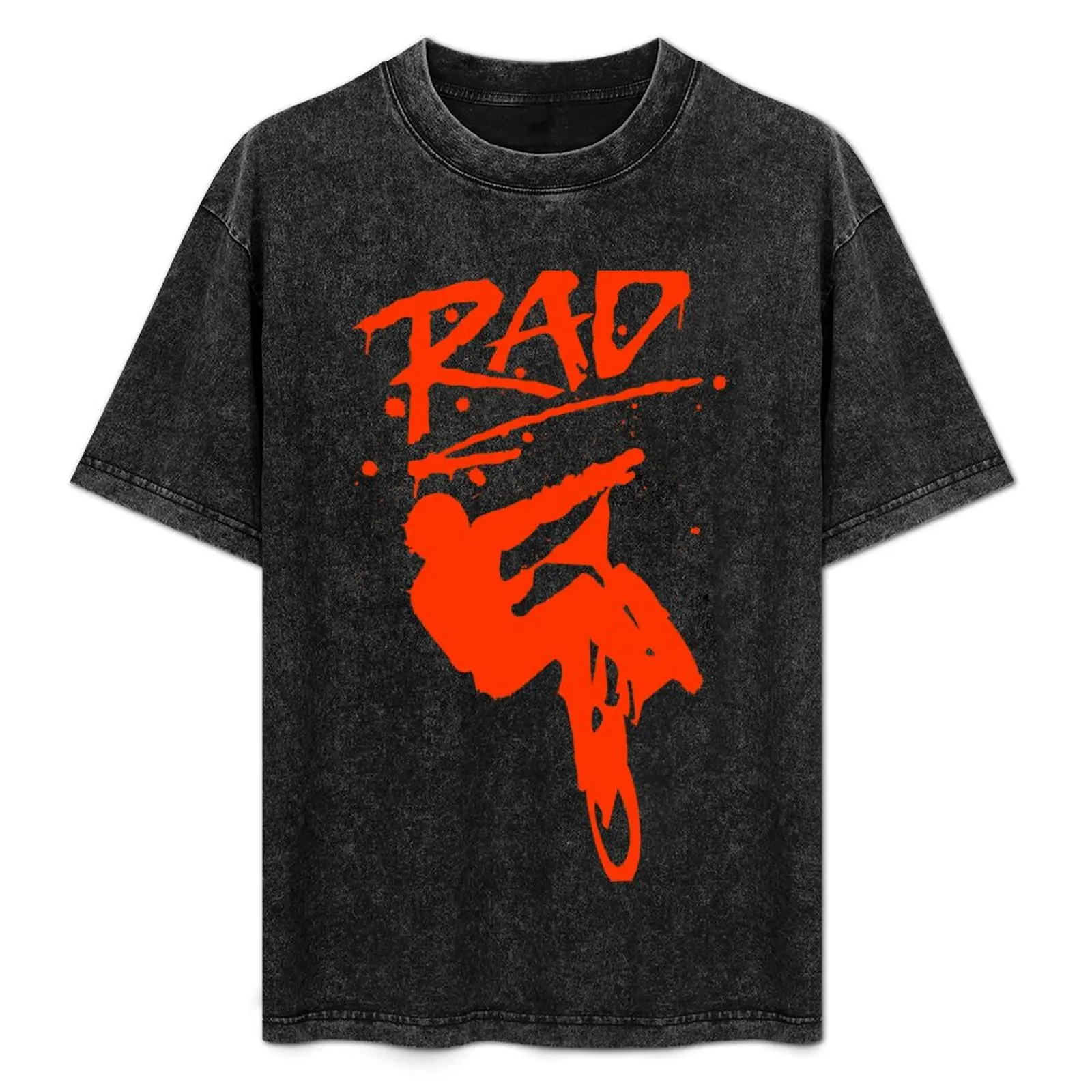 

RAD Red BMX Bike Graffiti - 80s Movie Radical T-Shirt Stylish Graphic Short Sleeve Top