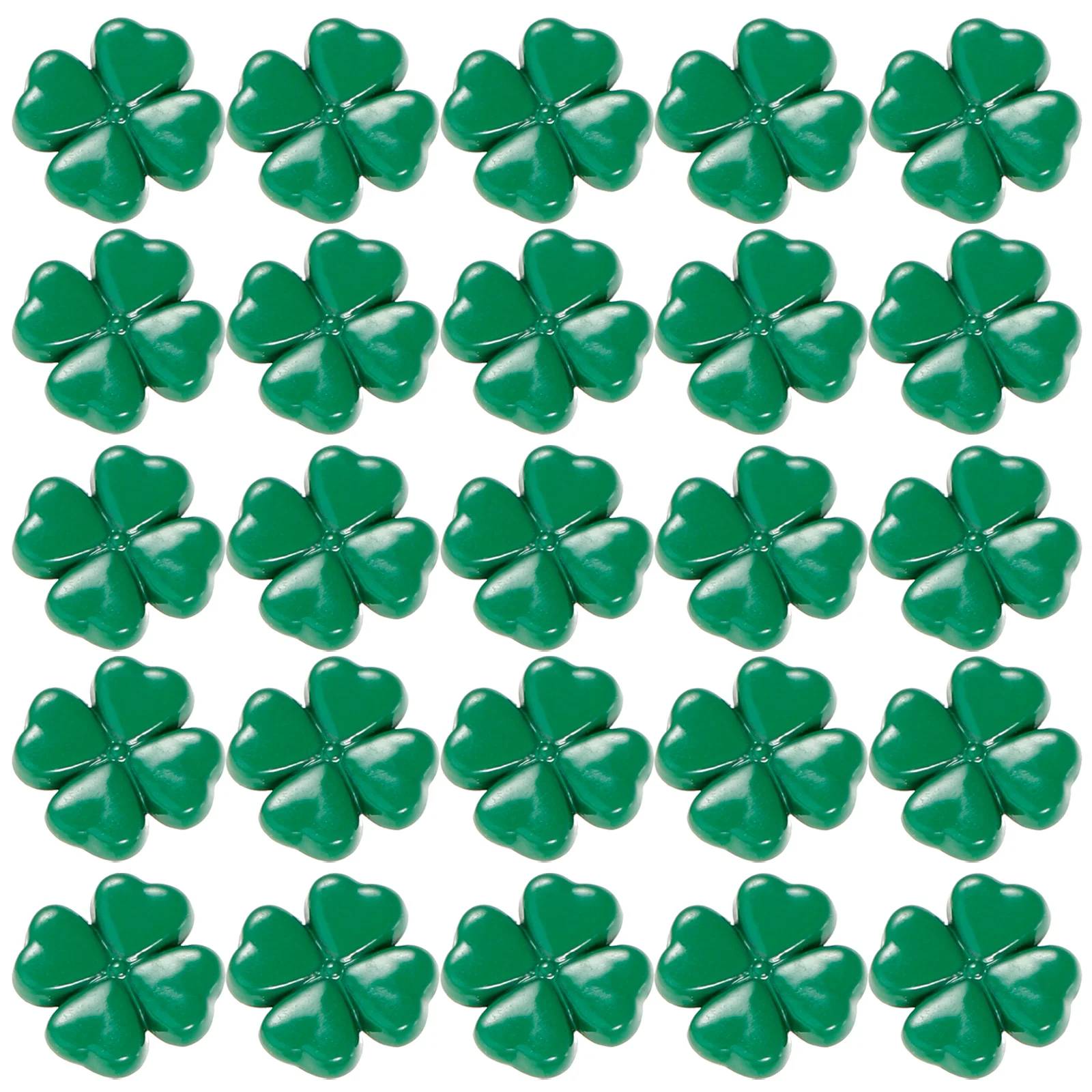 

100 Pcs Four Leaf Buttons Mini Metal Badge for Clothes Colored Tiny
