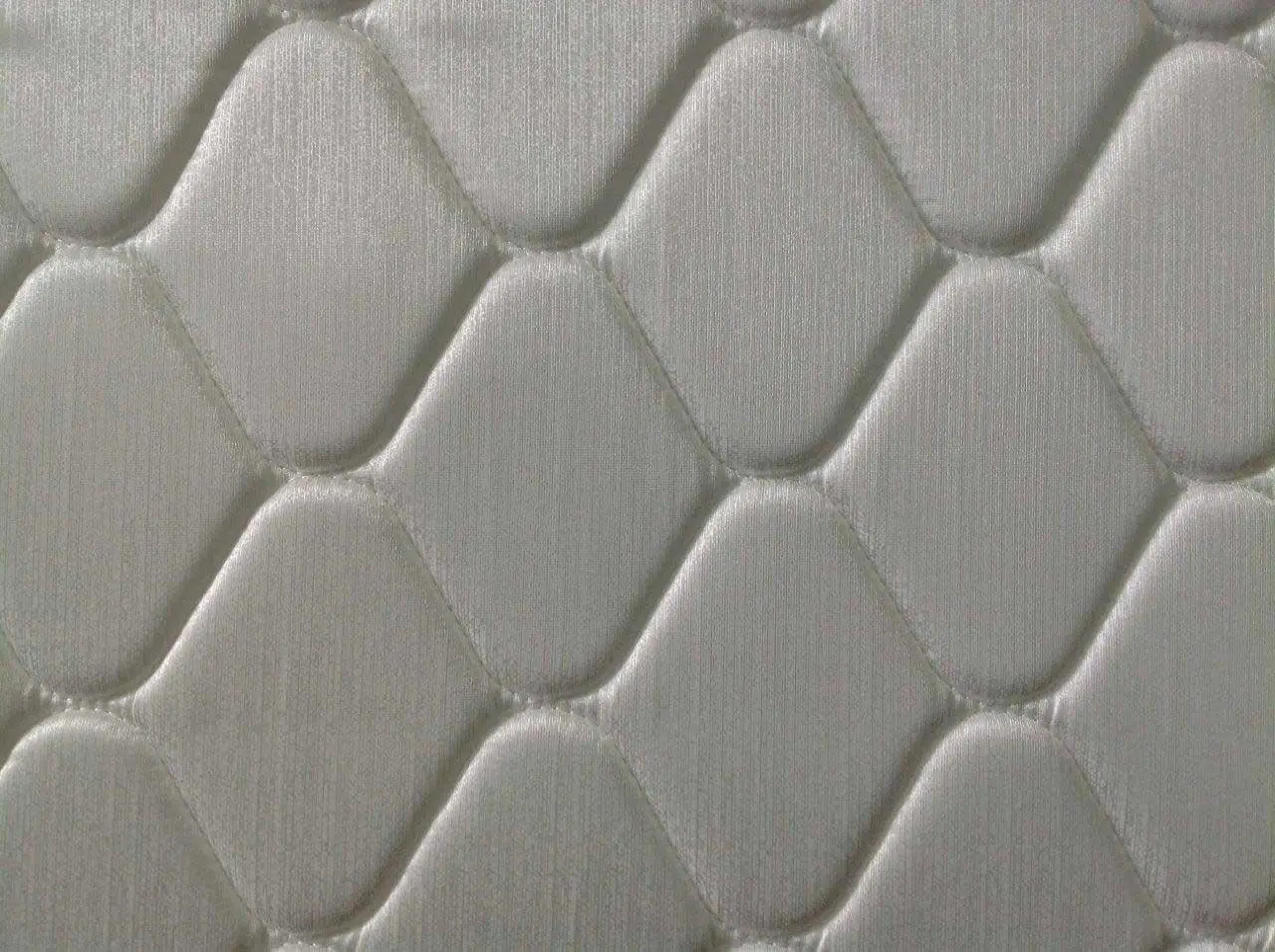 Matelas en polyester, jumeau, optimiste, blanc