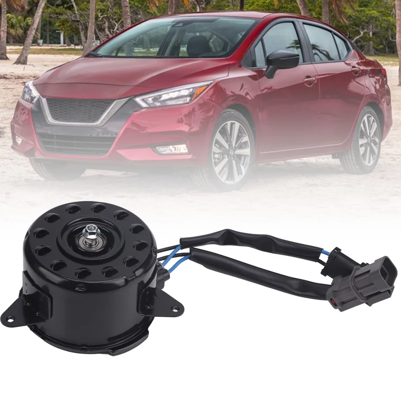 

12V Metal Radiator Fan Cooling Motor For Nissan Juke 2014 2015 2016 2017 2018 2019 Direct Replacement 21487-1KA0E 21487-1KA0B
