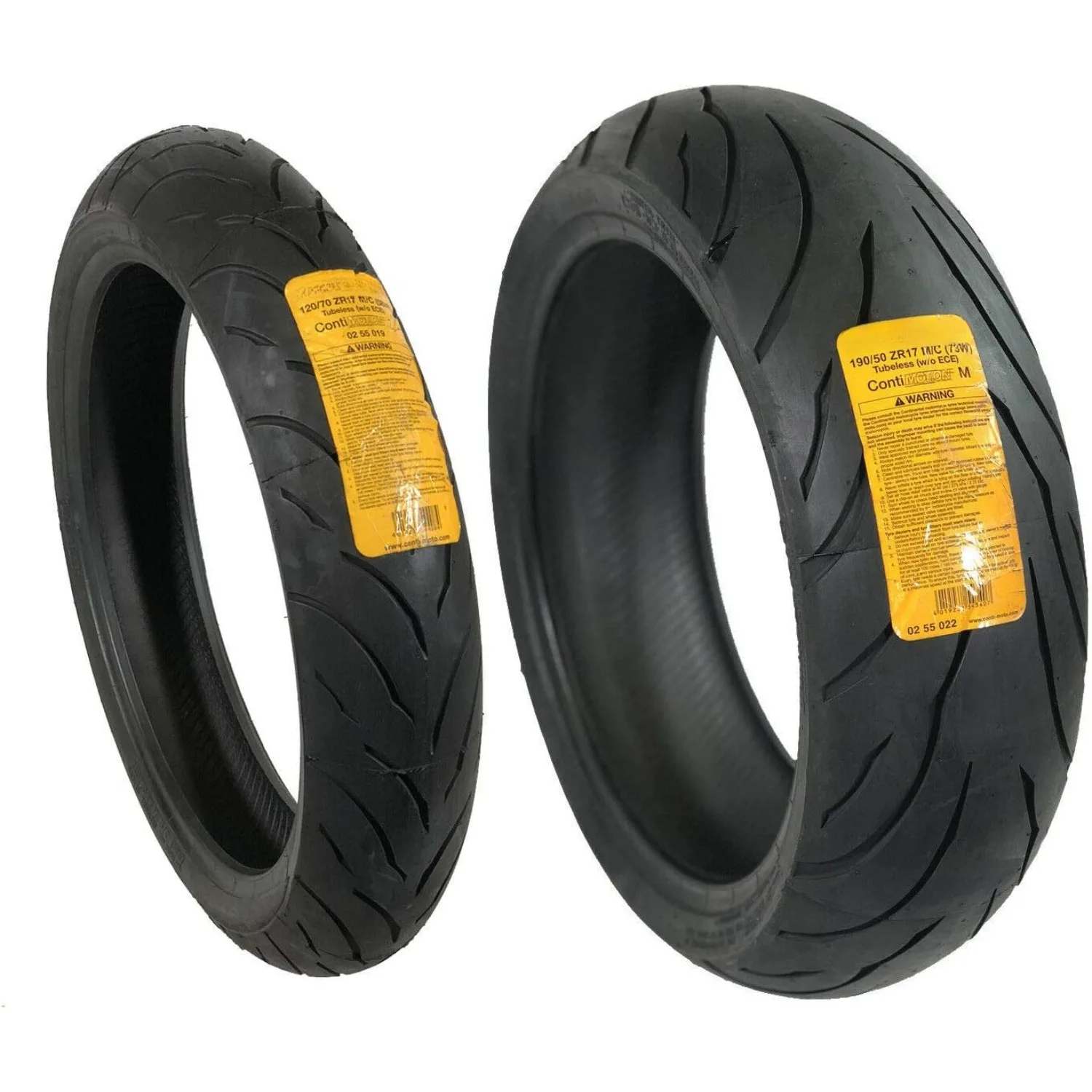 

Комплект шин 120/70zr 17 Front & 190/50 zr17