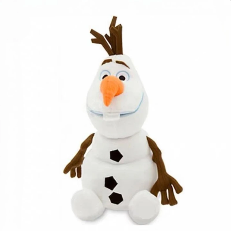 

DISNEY Olaf, средняя мягкая игрушка для детей, приятный персонаж с нечеткой текстурой и вышитыми деталями, атласный зуб, плюшевый Дисней, 30 см