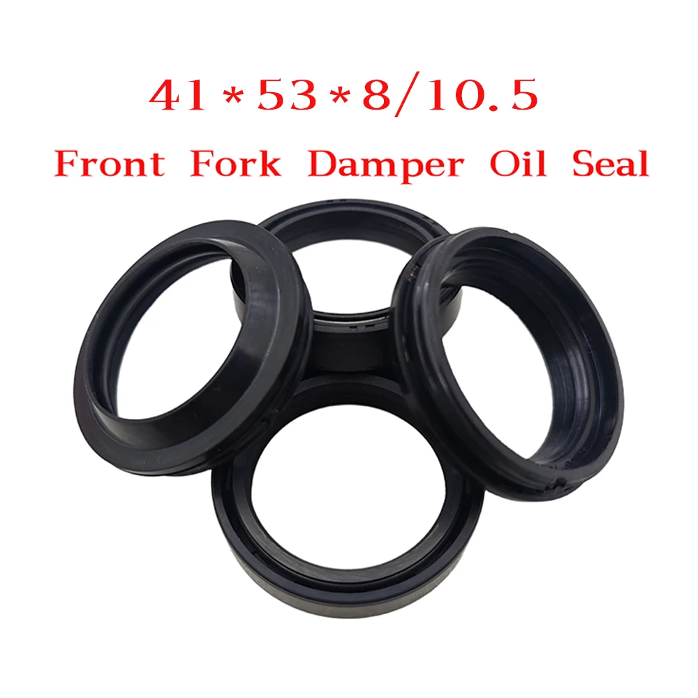

41*53*8/10.5 Front Fork Damper Oil Seal and Dust seal For Kawasaki ER650 EN500 ZR800 ZR750 Ninja ZX6R EX650 KL650 636