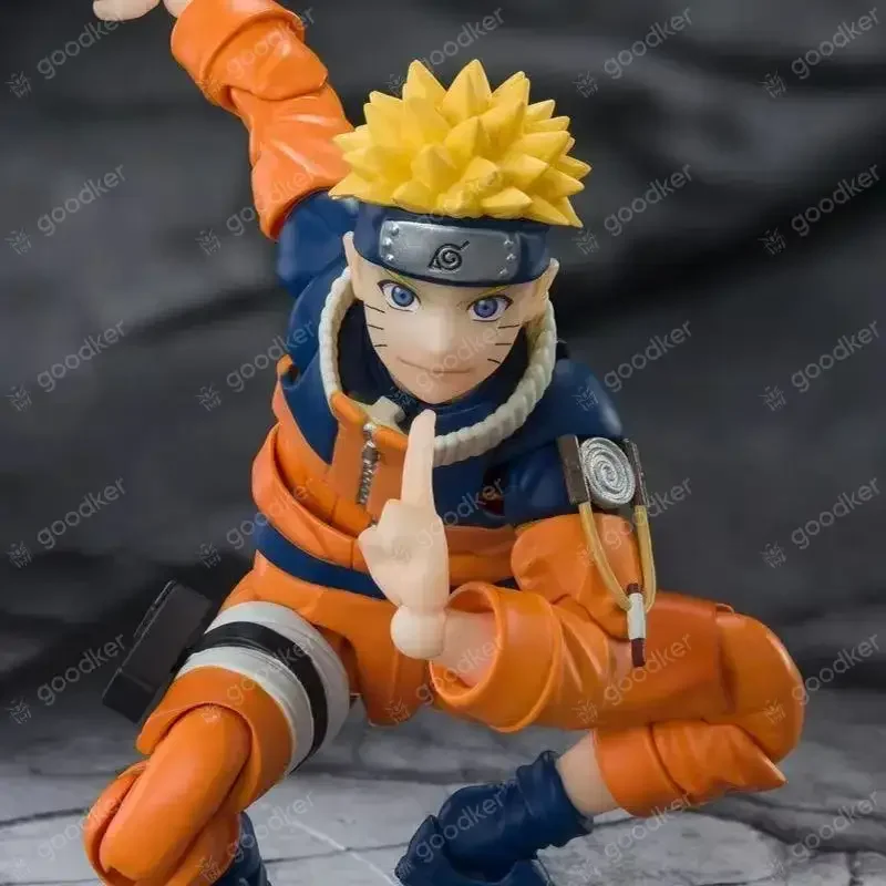Figurka kolekcjonerska Bandai SHF Naruto Juvenile Naruto, model do składania, zabawka, prezent, figurka postaci, kolekcja zabawek.