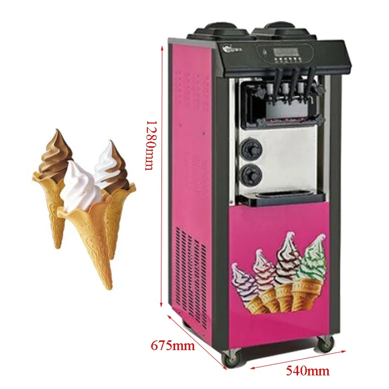 Commercial Soft Ice Cream Machine Sweet Ice Cream Make Ice Cream Maker