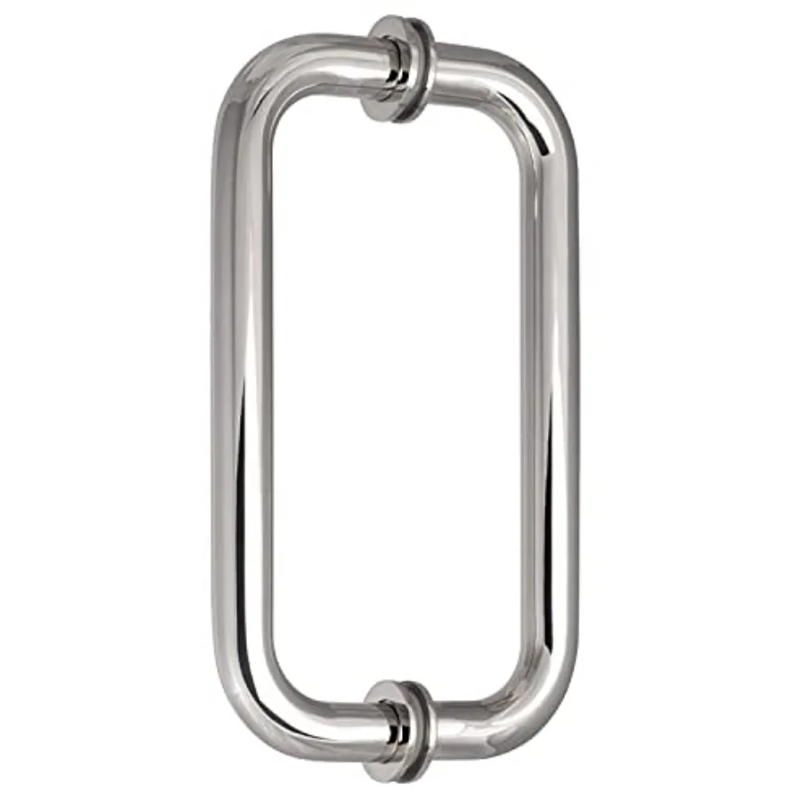 

One Pair of Stainless Steel 304 Grade Tubular Back to Back Shower Door Pull Handle 3/4" Diameter SSTB203M,, SSTB203M