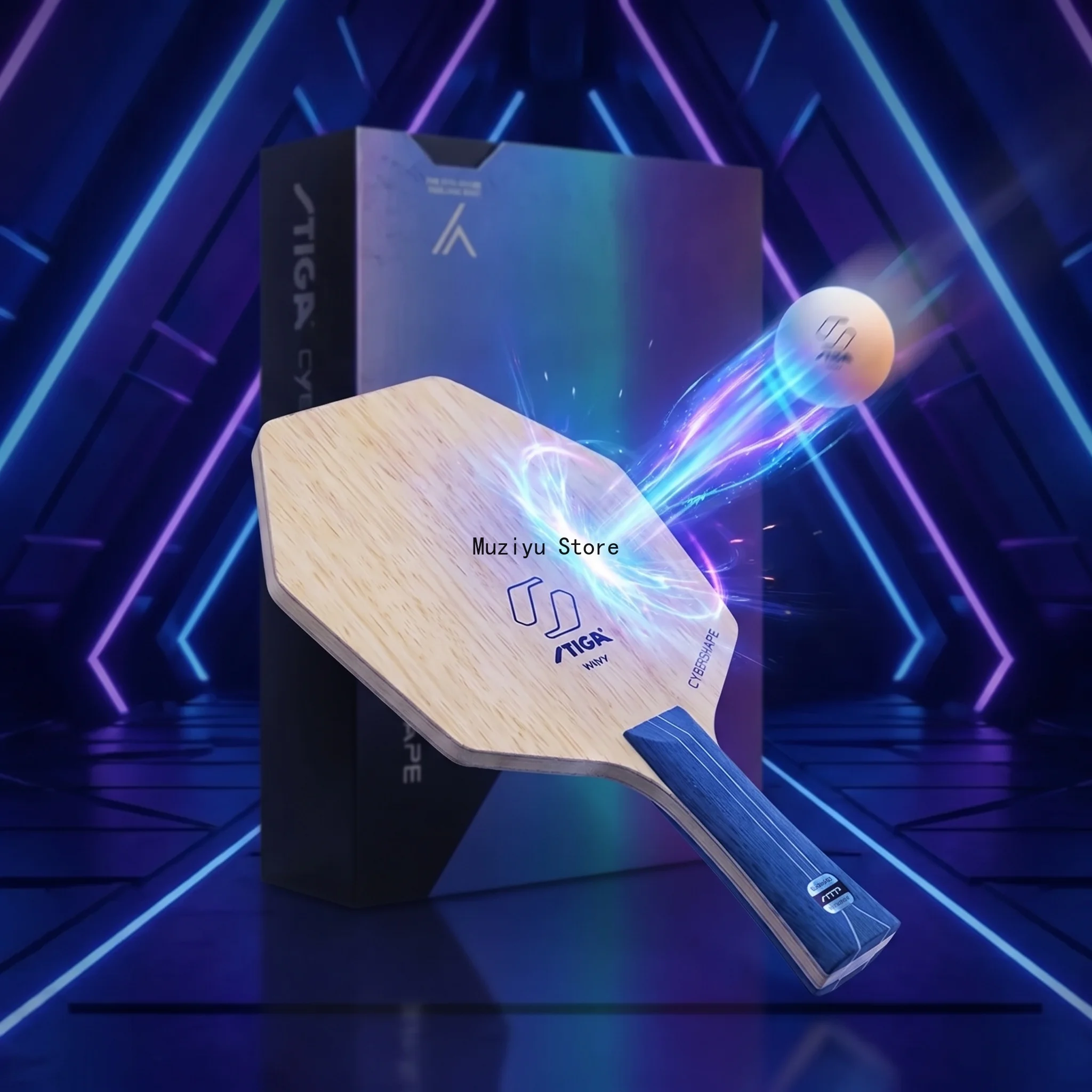 Table Tennis Player - Orijinal STIGA Wavy Ultra Fiber Masa