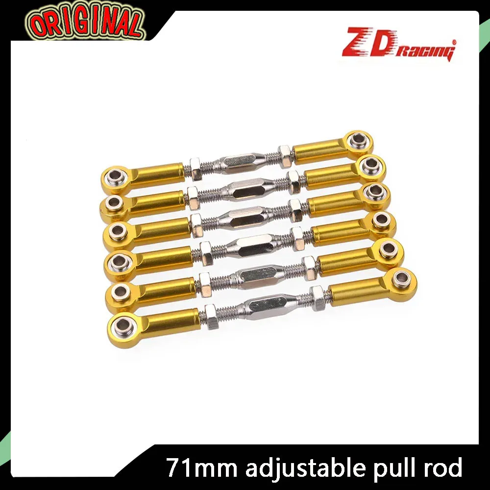 

6Pcs 71mm Aluminium Servo Linkage Rod - For HSP, Redcat, ZD, HPI, LRP, Wltoys 1/10 Drift/Monster/Buggy