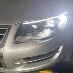 Auto Headlights Assembly For VW Touareg 2007-2010 LED Car Head Lights Upgrade Projector Dual Lens Plug and Play Accessories