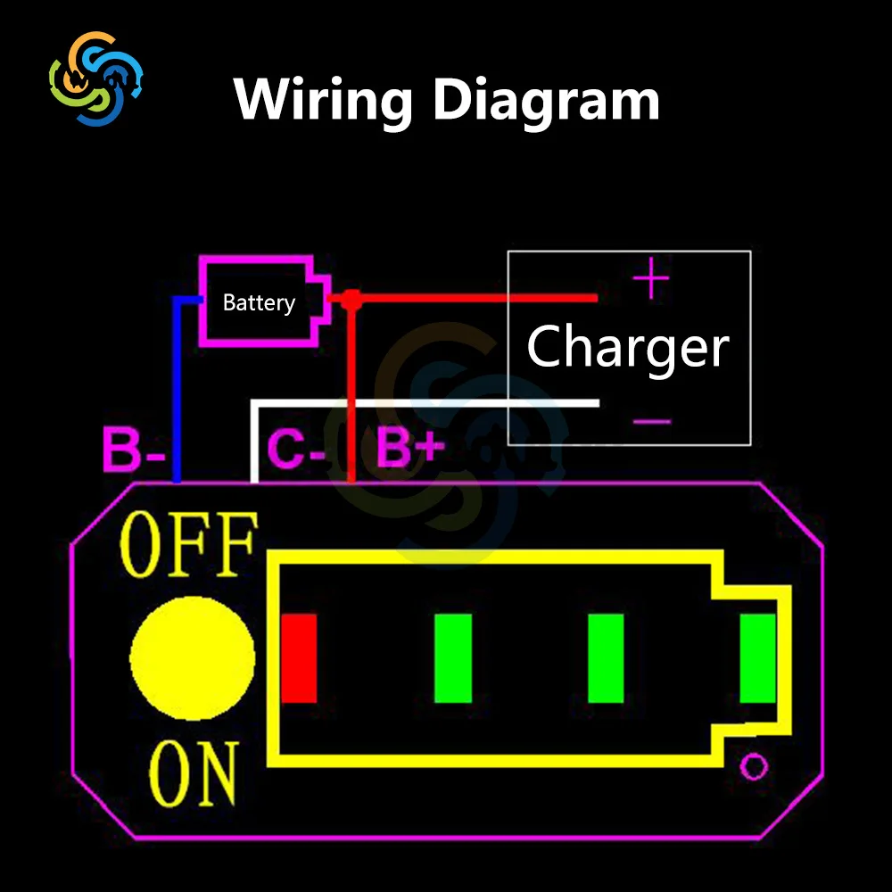 Battery Meter Capacity Monitor Digital Battery Indicator Lithium-ion Battery Indicator Lithium Battery Capacity Tester