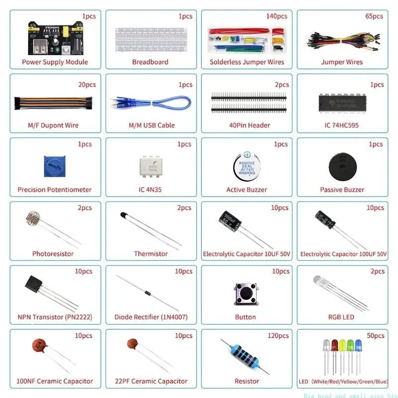 581C Electronic Assortment Component for R3 Package Starter Multifunctional Electronic Accessories