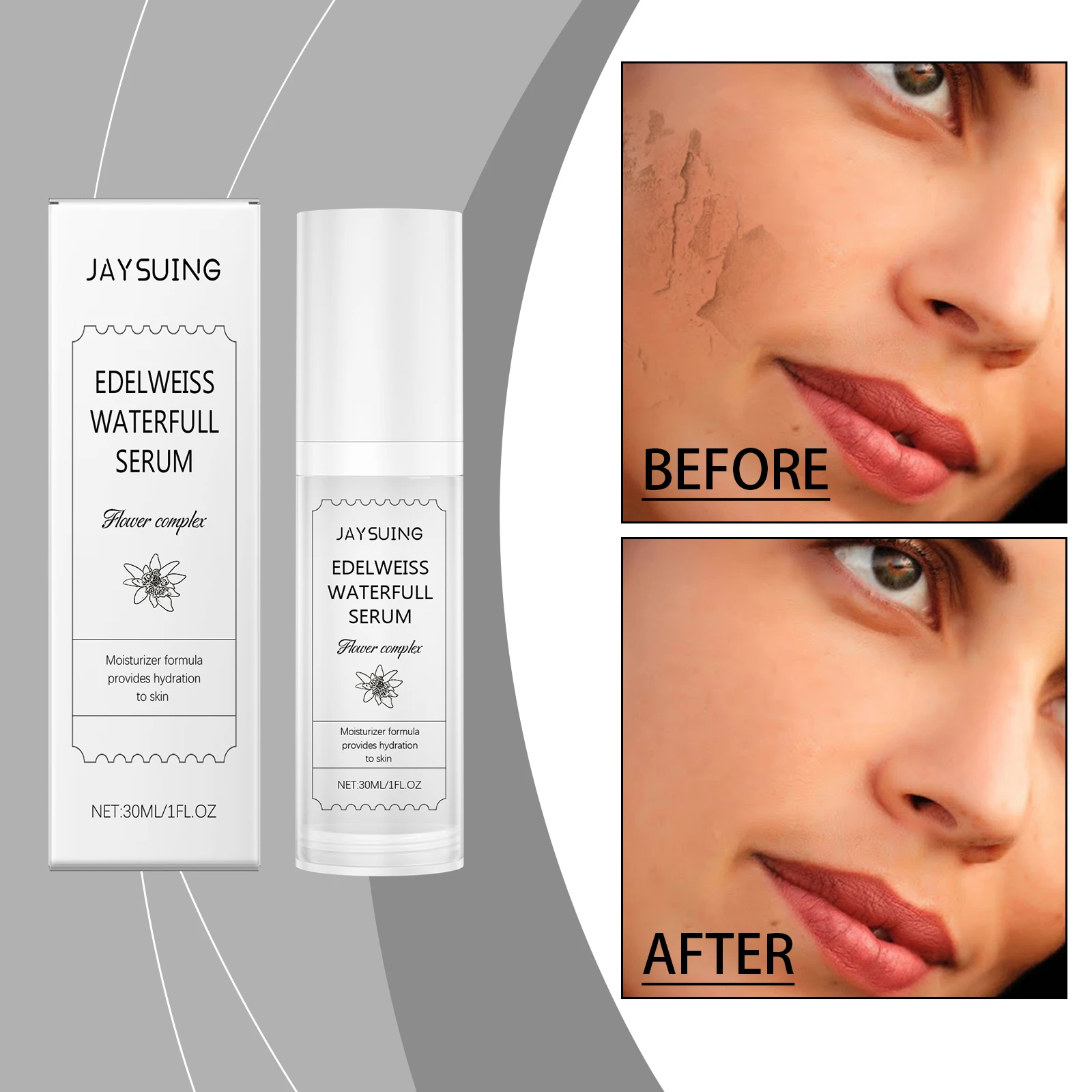 مصل إديلويس المائي - مجمع زهور مرطب مكثف للبشرة الممتلئة والندى - 30 مل/1 أونصة سائلة"