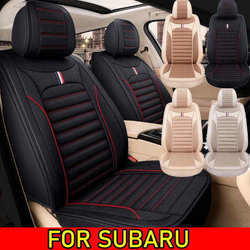 

FOR SUBARU Car seat cover linen full wrapping whole car 5-seat cover breathable non-slip seat cover four seasons