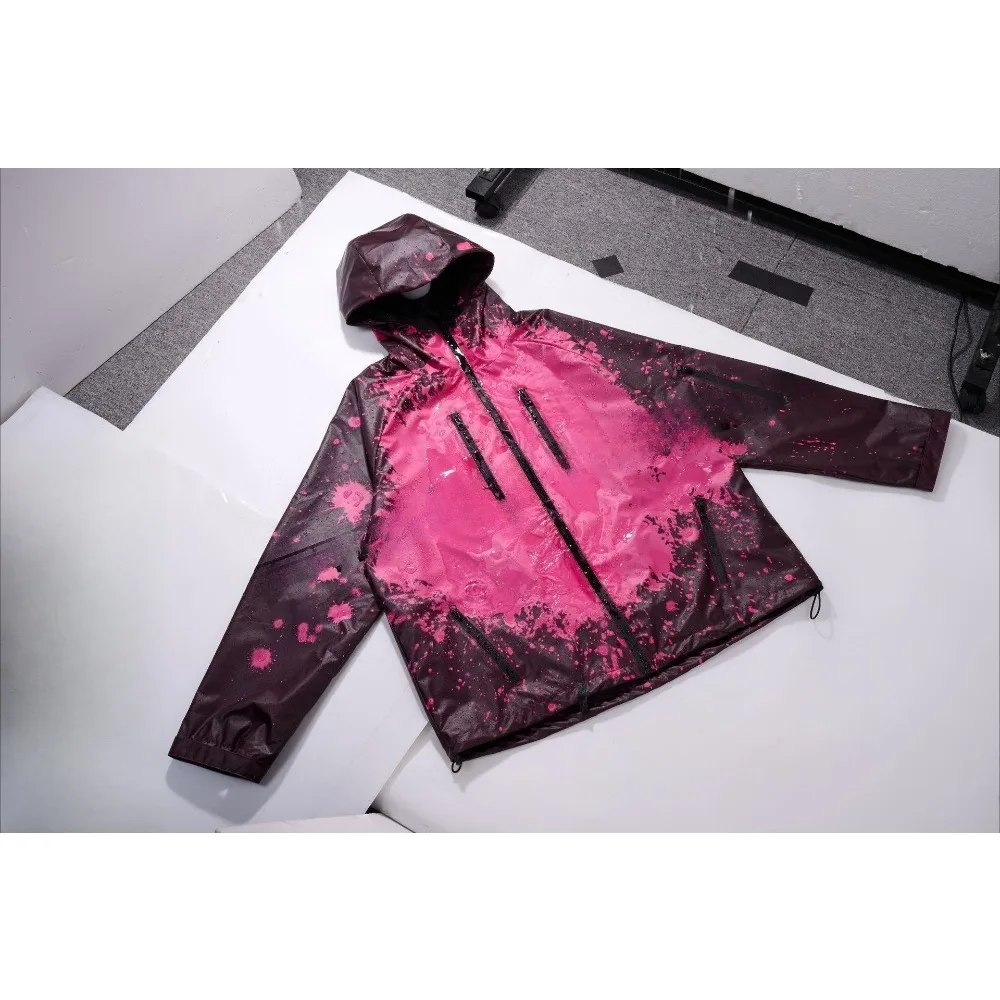 

Unisex Clothing Protective Cover, Color-Changing Temperature Sensitive Waterproof Jacket Material