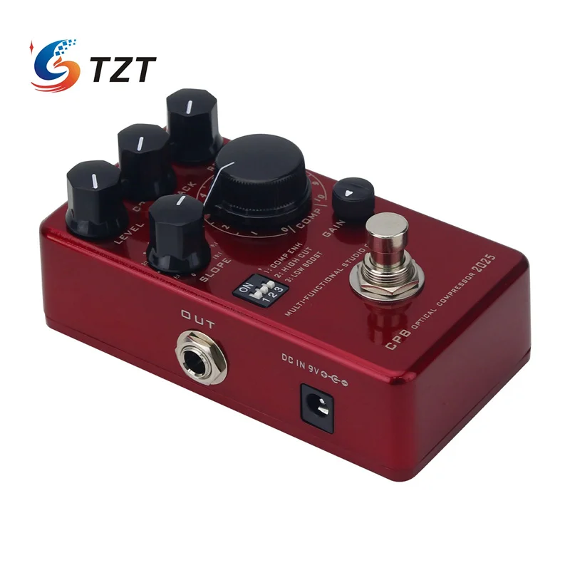 TZT-Universal CPB دواسة ضاغط بصري ، ضاغط استوديو متعدد الوظائف للغيتار الكهربائي والباس