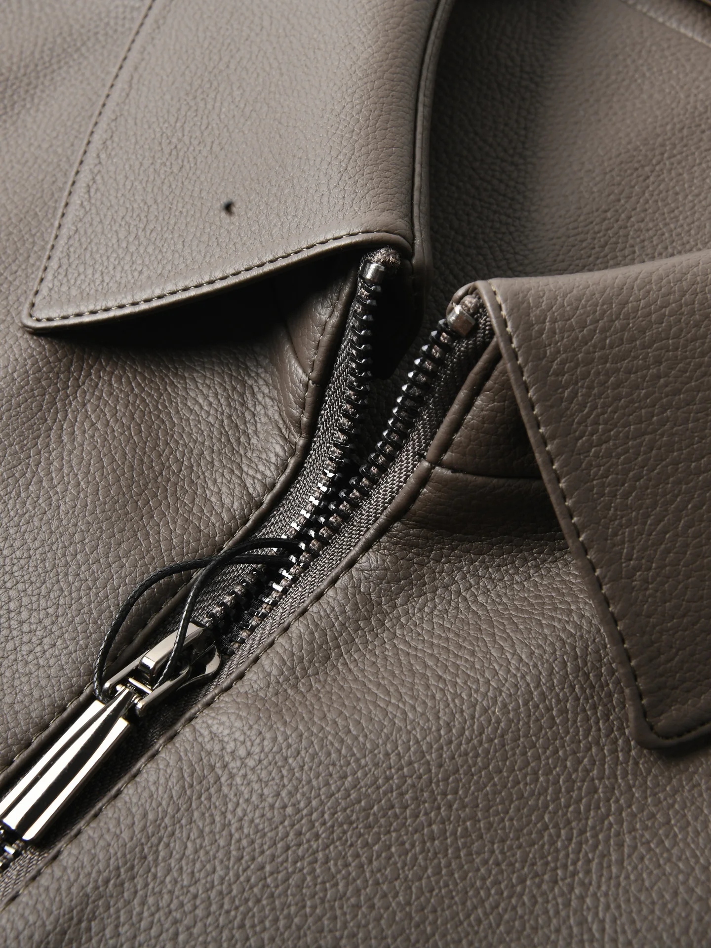 New American Style Eco-Superfiber Leather Men's Casual Lapel Jacket Warm Breathable Business Leisure PU Fake Leather Coat