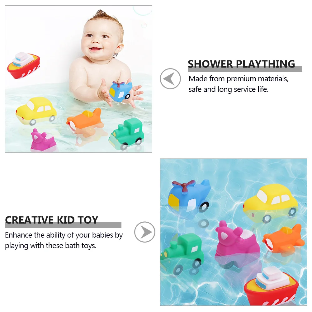 SLaura ter-Jouets de bain pour enfants, baignoire de plage, en vinyle, pour bébé garçon