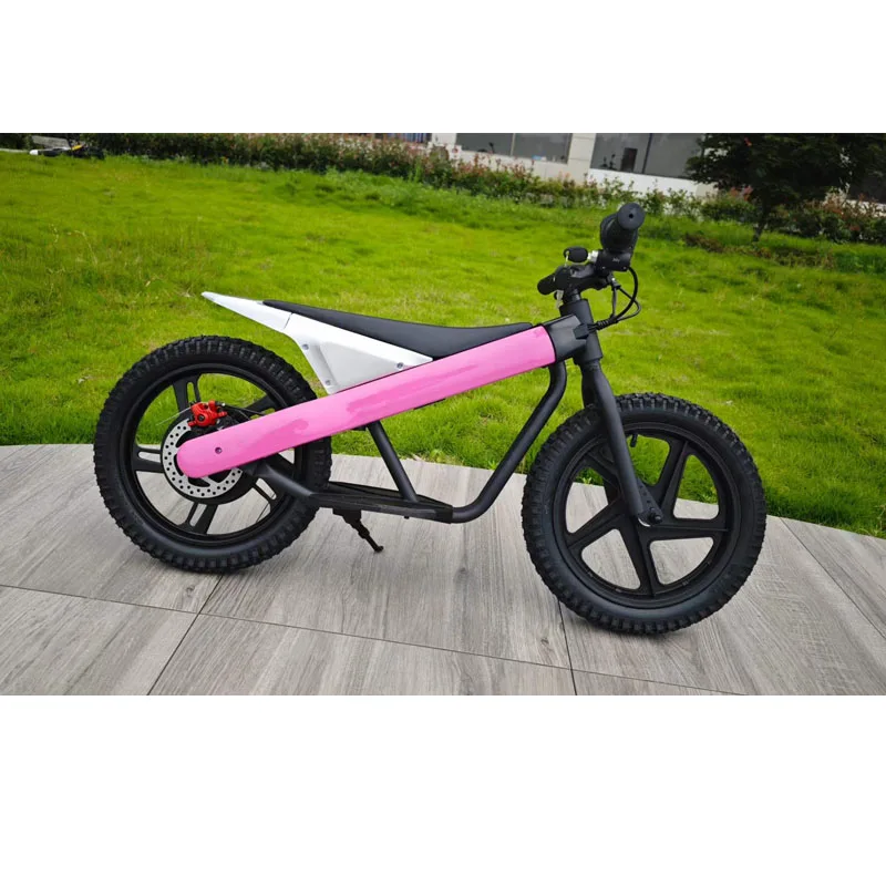 2024 Cheap Kids Electric Bike 36V 250W 350W Motor Optional Frame Color Seat For One Kids Double Seat For Two Kids image 3