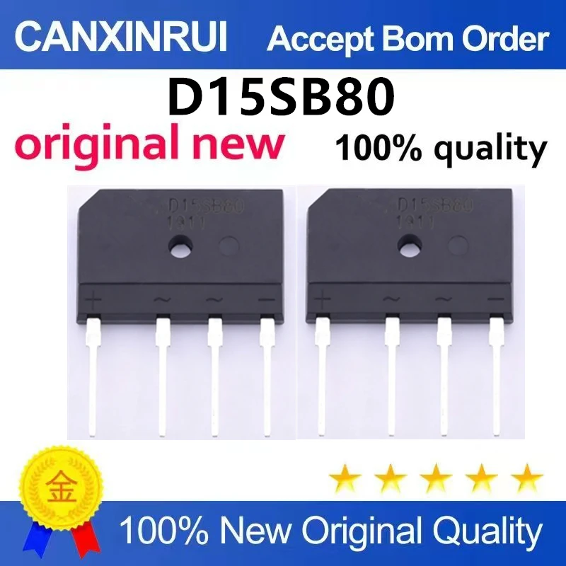 (5-100pieces)Original genuine D15SB80 induction cooker commonly used rectifier bridge stack