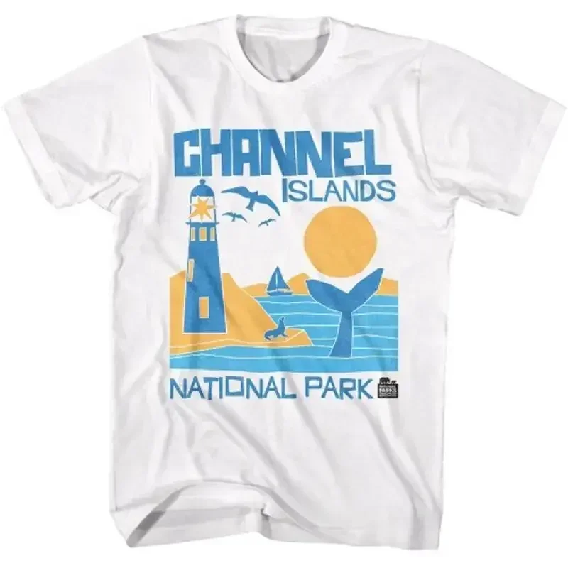 National Parks Channel Islands Cutout White T-Shirt