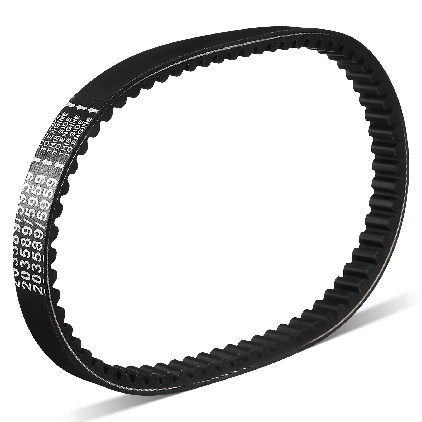 

Drive Belt for Go Kart High-Performance Cogged Engine Belt Reduced Slippage Longevity Automotive Vehicle Replacement Part