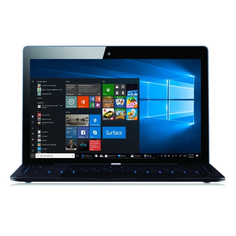 11.6 ''Windows 10 Tablet PC dengan Keyboard Bundel 1/2GB 64GB Z3735G CPU 1366 * 768IPS Layar Nextbook Quad Core G12 Kamera Ganda