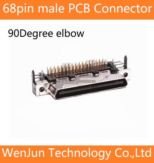 

High Quality SCSI 68pin Male Converter 68 pin Male PCB Converter with 90Degree elbow