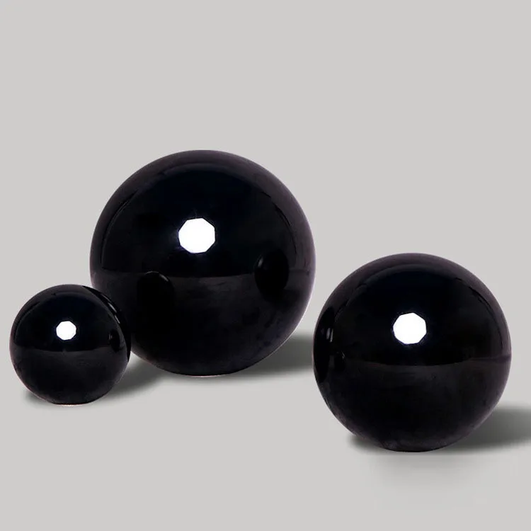 Esfera de obsidiana negra Natural, bola de cristal grande, piedra curativa, piedra preciosa, cristal de obsidiana, decoración del hogar, 30mm, 40mm, 50mm