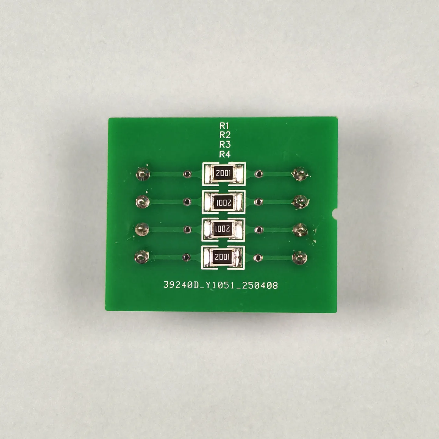 4 channels and 8 channels external resistance module default resistance value 2KΩ 0.75W rail installation