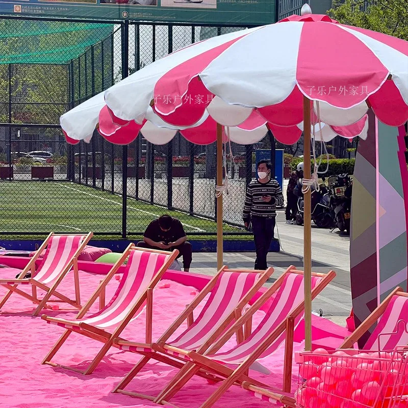 Freizeitschirm im Innenhof