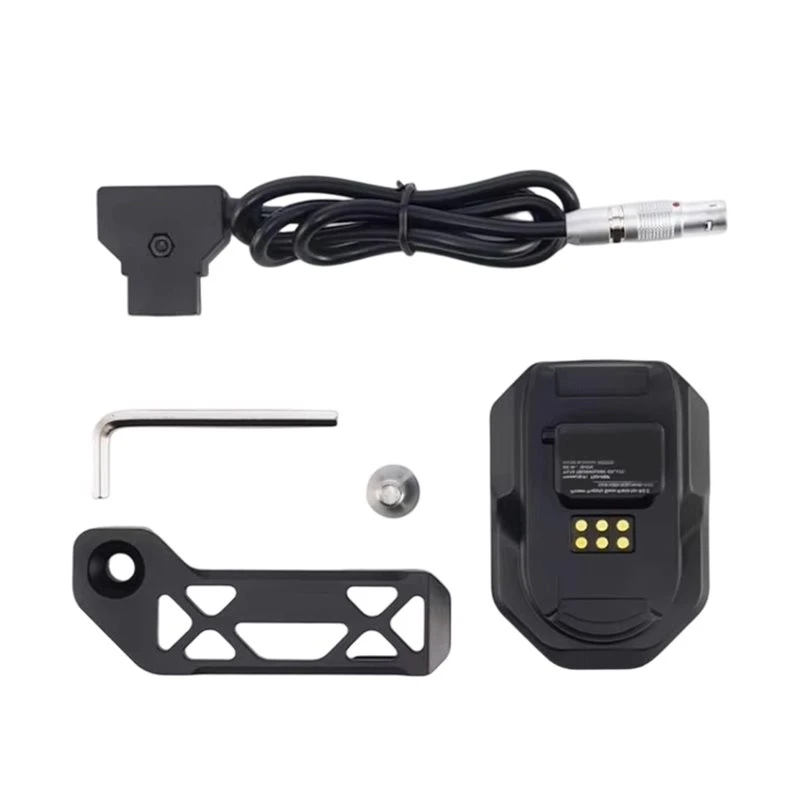 ABJF-TGA-PBP Camera Gimbal Rig Accessory Mount For DJI Ronin Security P-Tap 2-Pin Power Input Power Supply Base Plate