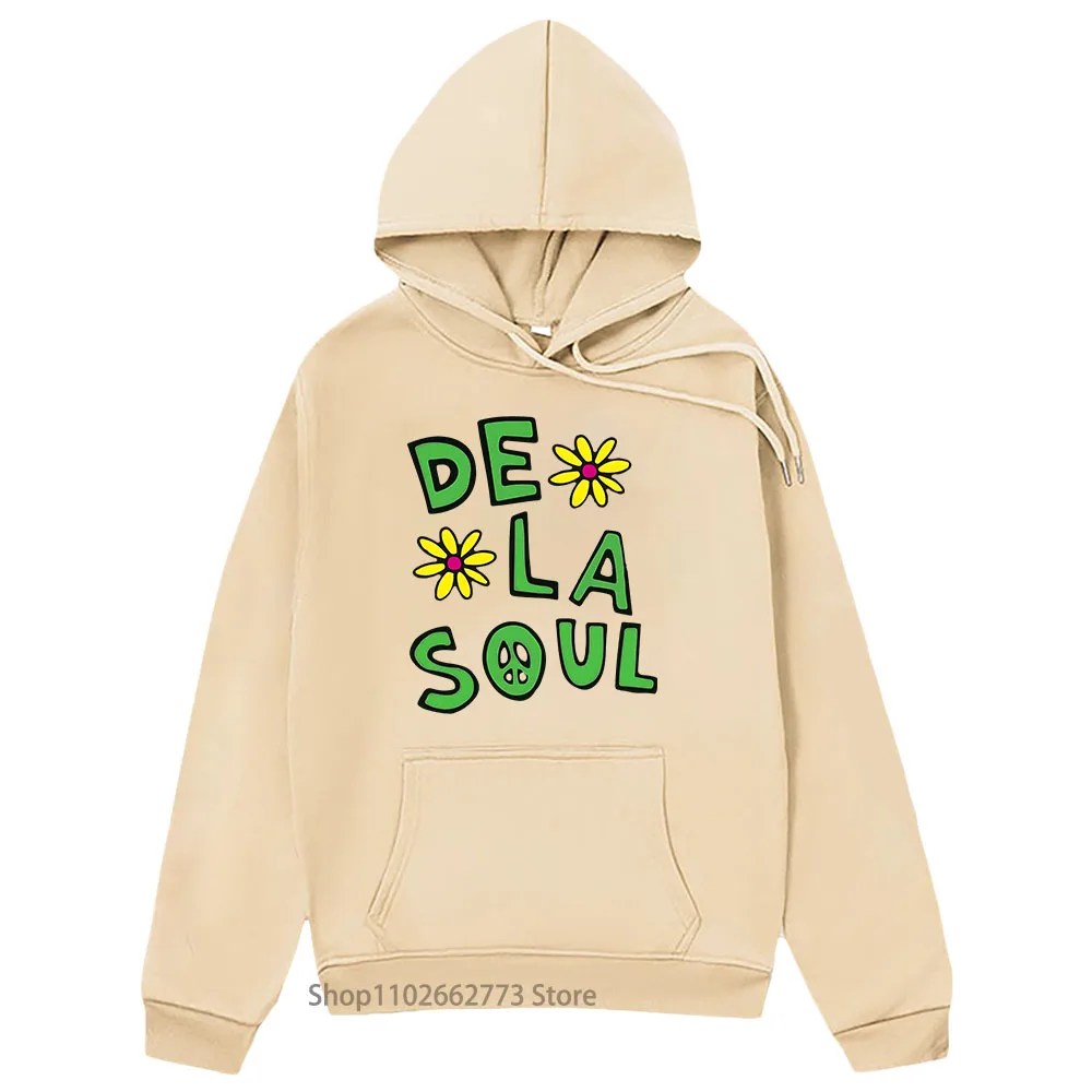 Beautiful Dela Hoodies  Anime De La Soul Sweatshirt Long Sleeve Autumn Winter Clothes Men/women Cute Manga Pullover Hight Street