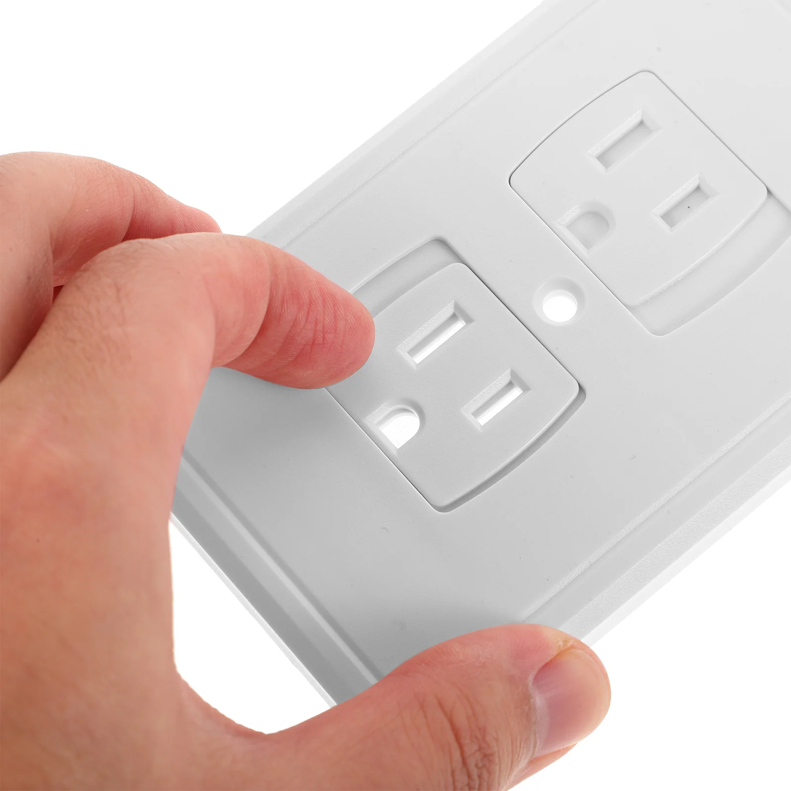 أغطية مقابس الصدمات الكهربائية المضادة للطفل، واقي المنافذ على الحائط، تصميم آمن، متين وبسيط للمنزل