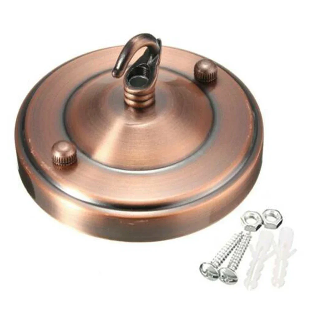 Lamp Part Ceiling Plate Holder Fitting Hook Light Living Room Pendant Plate Replacements Rose 10.5x6cm Cafe Chandelier