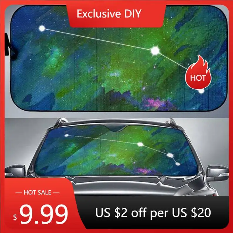 

Zodiac Aries Car Sun Shade Horoscope Lover Gifts